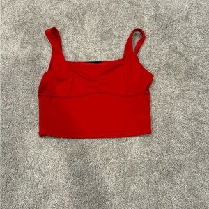 Vibrant Red Women's Tank Top